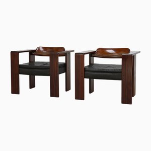 Set of Vintage Artona Lounge Chairs by Tobia & Afra Scarpa for Maxalto, 1970s