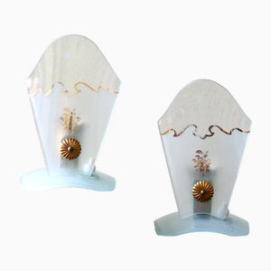 Italienische Vintage Tischlampen, 1940er, 2er Set