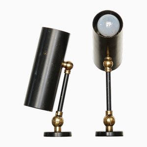 Wandlampen im Stil von Gino Sarfatti für Arteluce, 1950er, 2er Set