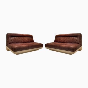 Space Age Sofas by Gerd Lange for Bernhard Burger, Germany, 1970s, Set of 2