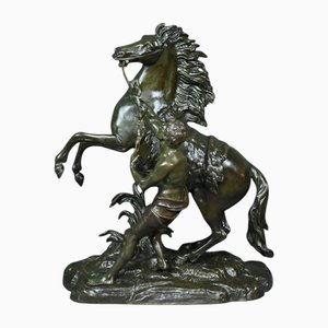 After Coustou, The Horse of Marly, Early 20th Century, Large Bronze