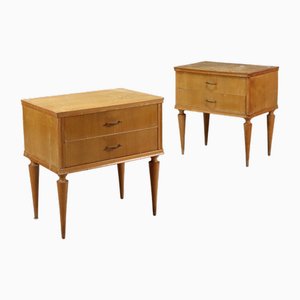 Holz Nachttische, 2er Set