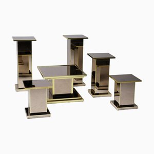 Hollywood Regency Pedestals, 1970, Set of 6
