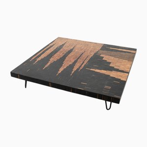 Coffee Table in Wooden Mosaic