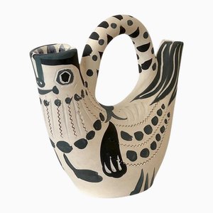Spanish Ceramic Pitcher from Madoura, 1954
