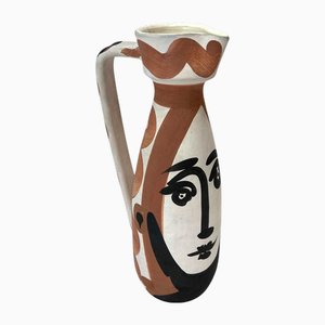Visage Pitcher from Madoura, 1955