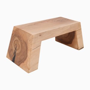 Sculptural Swood Side Table by Logniture