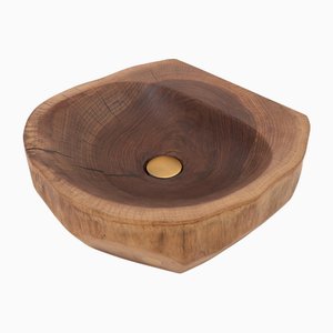 Live Edge Wood Bathroom Sink by Logniture