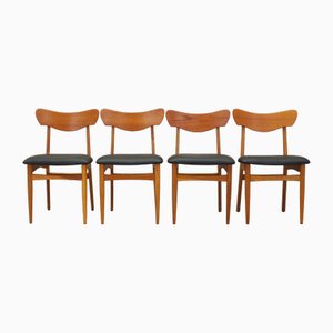 Vintage Danish Chairs, 1970s, Set of 4