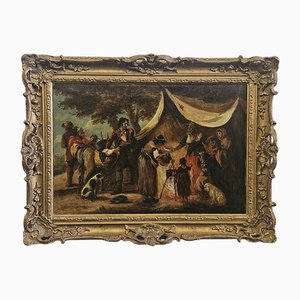 Landscape with Figures, 1800s, Oil on Canvas