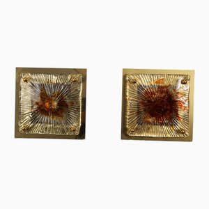 Vintage Wall Lamps from La Murrina, 1970, Set of 2