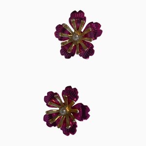 Orecchini attribuiti a Christian Lacroix, anni '90, set di 2