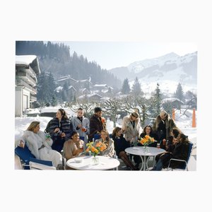Slim Aarons, Drinks at Gstaad, C-Print Photograph