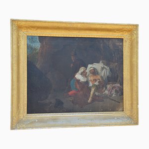 Nach Pieter Van Hanselaere, Le Brigand Blessé, 1800er, Öl auf Leinwand