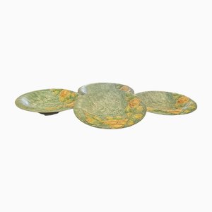 Four Ceramic Plates, 1960s, Set of 4
