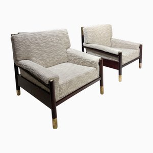 Sella Armchairs attributed to Carlo Di Carli for Sormani, 1960s, Set of 2