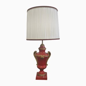 Tischlampe aus emailliertem Porzellan, 1960er