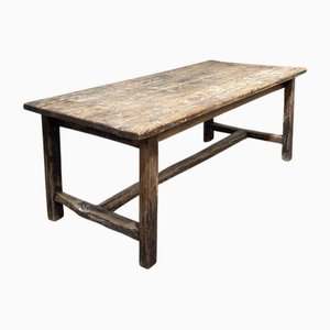 Ruoms Farmhouse Table in Oak, 1890s