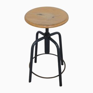 Vintage Vier-Fuß Drehhocker, 1960er