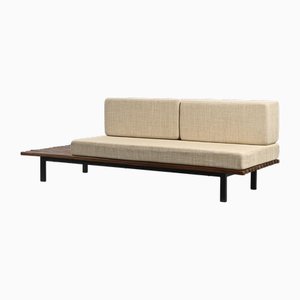 Banc Cansado en Acajou par Charlotte Perriand pour Steph Simon, 1962