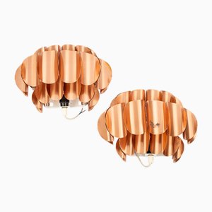 Lampade da parete vintage di Thorsten Orrling e Hans-Agne Jakobsson, anni '60, set di 2