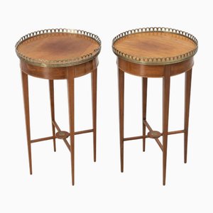Gustavian Mahogany Side Tables, 1900s, Set of 2