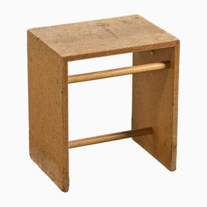 Hocker aus Spanplatte von Max Bill, Ulm, 1962