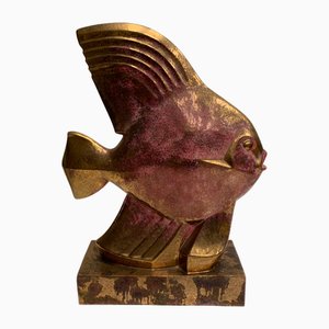 Fish in Cracked Ceramic