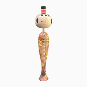 Kreatives japanisches Vintage Kokeshi Modell, 1970er