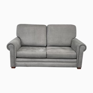 2-Sitzer Sofa aus grauem Stoff