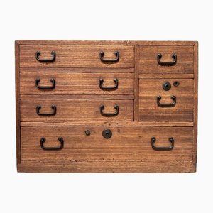 Small Vintage Japanese Chest of Drawers, 1920s