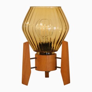 Vintage Tischlampen von Drevo Humpolec, Tschechoslowakei, 1970er, 2er Set