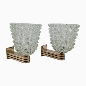 Wall Lights from Barovier, 1950s, Set of 2