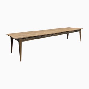 Large Vintage Table with Honey Patina, 1940s