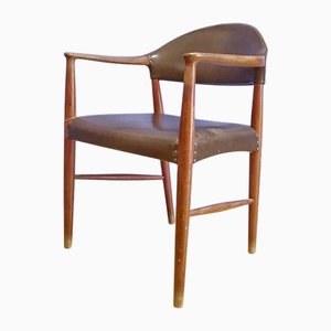 Butaca danesa vintage de Kurt Olsen, años 50