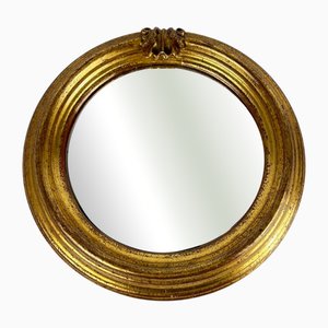 Specchio piccolo a forma di medaglione, anni '50