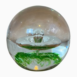 Glass Paperweight, 1980s