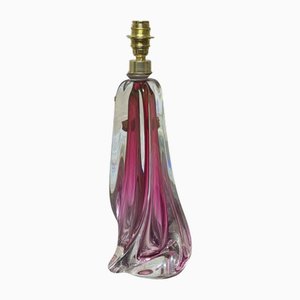 Belgische Tischlampe von Val Saint Lambert