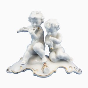 20th Century Porcelain Cherubs Sculpture by Karl Tutter for Hutschenreuther, Germany