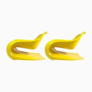 Set of Yellow Targa Chairs by Klaus Uredat for Horn Collection