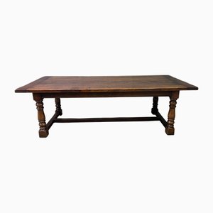 Grande Table de Réfectoire en Chêne, 1920