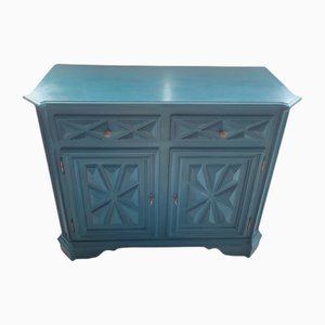 Lacquered Sideboard in Piedmontese Baroque Style, 1950s
