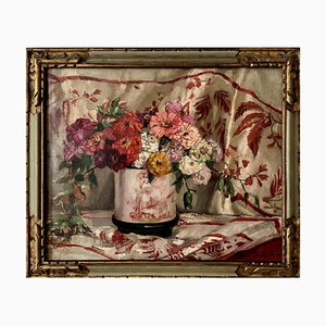 Renée Seilhean, Bouquet di fiori, anni '20, Olio su tela