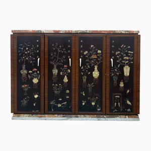 Italienischer Art Deco Vintage Barschrank im Chinesischen Stil, 1930