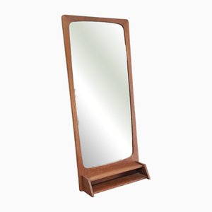 Vintage Danish Mirror with Vintage Base, 1950s