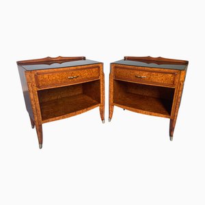 Italienische Mid-Century Modern Nachttische von Paolo Buffa, 1950er, 2er Set