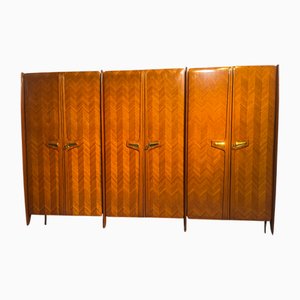 Armario italiano Mid-Century moderno de La Permanente Mobili Cantù, años 50