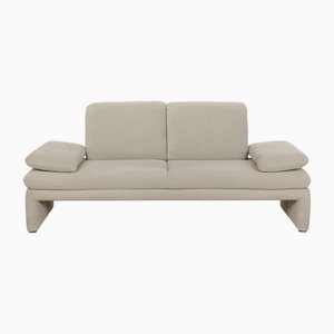 Sofá de dos plazas de tela Brooklyn en gris y beige de Willi Schillig