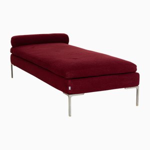 Charles Fabric Lounger in Red from B&b Italia / C&b Italia