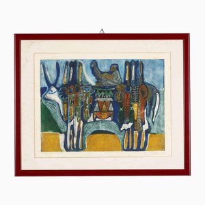Bruce Onobrakpeya, Composition, Plastograph